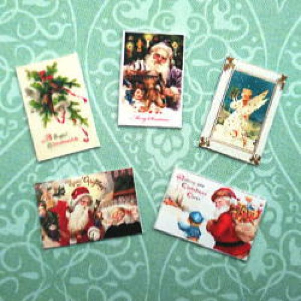 画像1: クリスマスポストカード5枚セット(3) (1)