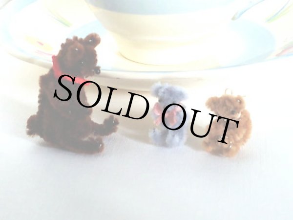 画像9: ミニミニ・テディベア（薄茶） (9)