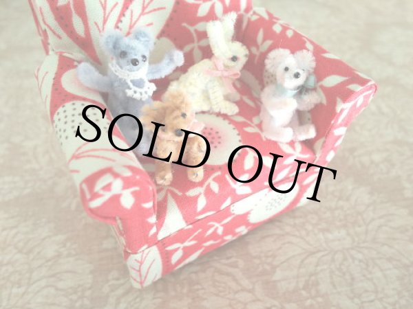 画像9: テディベアAnnie（アニー）白×ピンク (9)