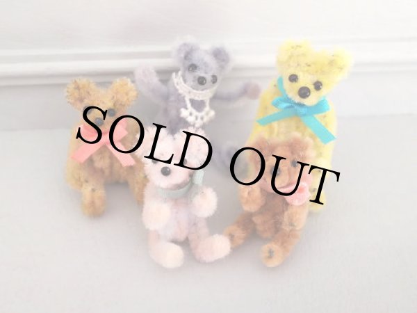 画像8: テディベアAnnie（アニー）白×ピンク (8)