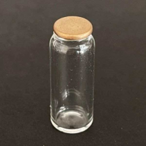 画像1: ガラス瓶（メタル蓋付き）トール (1)
