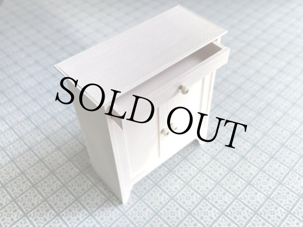 画像4: 引き出し付きキャビネット（白） (4)