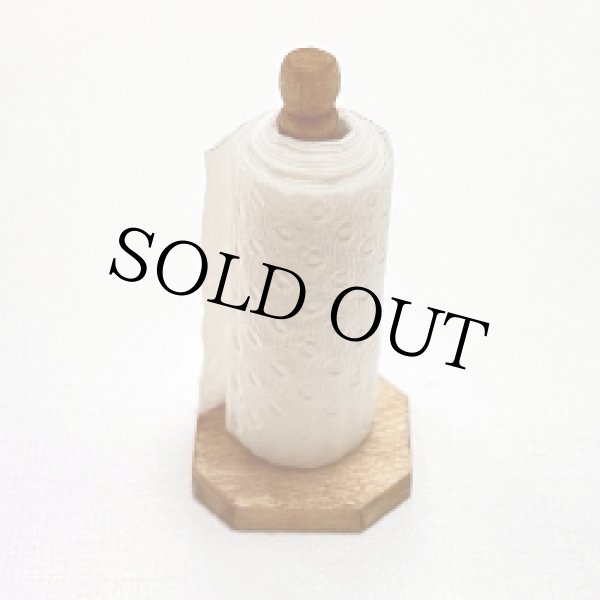 画像1: キッチンペーパーホルダー（薄茶） (1)