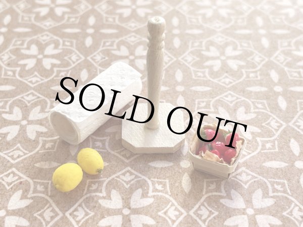 画像2: キッチンペーパーホルダー（白） (2)