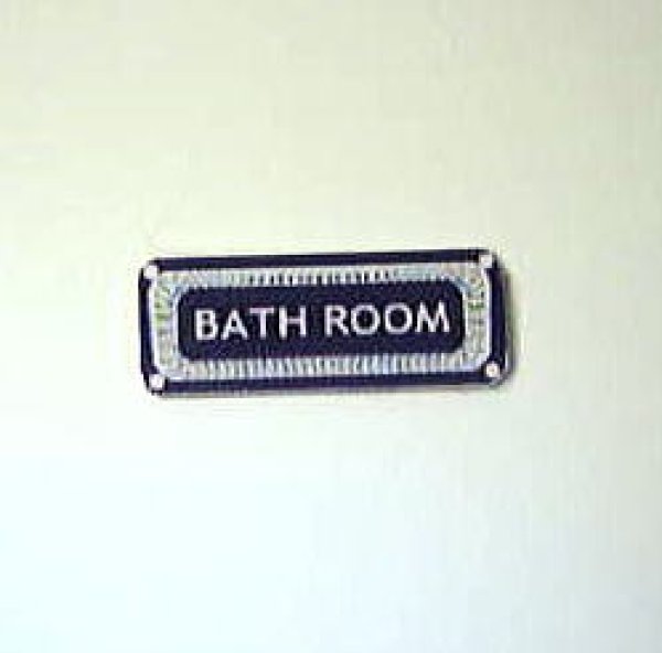 画像1: バスルームのサイン (1)